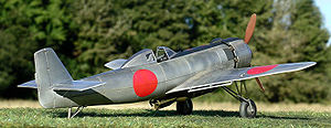 Warbird Picture - A scale model of the Nakajima Ki-115 Tsurugi
