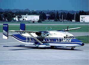 Warbird Picture - A Short 330 of Mississippi Valley Airlines at Minneapolis-Saint Paul International Airport in 1985