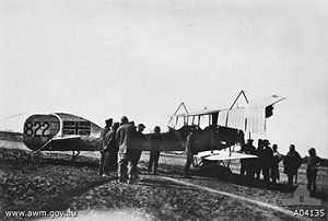 Warbird Picture - The first production Short Type 827 with members of the Australian Flying Corps