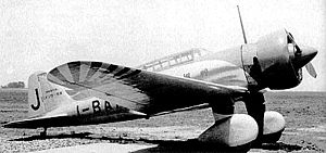 Airplane Picture - Mitsubishi Ki-15 Karigane aircraft, (registration J-BAAI) sponsored by the newspaper Asahi Shimbun.