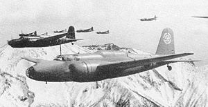 Warbird Picture - Mitsubishi Ki-21's of the Hamamatsu Bomber School