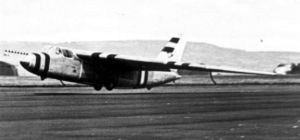 Warbird Picture - Short SB.1 during landing c.1951