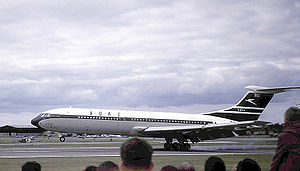 Warbird Picture - The Vickers VC10 prototype G-ARTA first flew from Brooklands in 1962 in BOAC colours