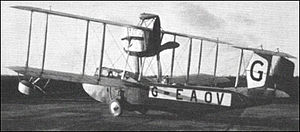 Warbird Picture - The Vickers Viking prototype in 1919