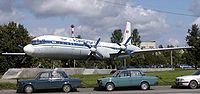 Airplane Picture - Il-18 'Coot' on display