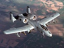 Airplane Picture - A-10 Thunderbolt II ground attack aircraft.