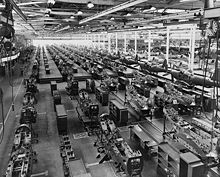 Airplane Picture - Bell Aircraft Corporation assembly factory in Wheatfield, New York, during the 1940s. This unit produced the Bell P-39 Airacobra.
