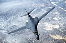 Airplane Picture - B-1 Lancer supersonic strategic bomber.