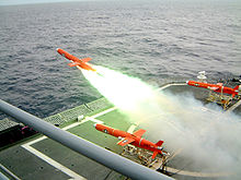 Airplane Picture - A BQM-74 Chukar unmanned aerial drone launches from a US Navy vessel.