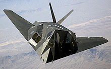 Airplane Picture - The F-117 Nighthawk was a stealth attack aircraft (retired from service on 22 April 2008).