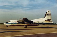 Airplane Picture - The Fokker F-27 turboprop airliner.