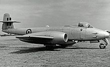 Airplane Picture - Fokker-built Gloster Meteor of the Belgian Air Force in 1955