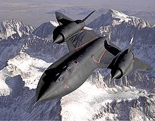 Airplane Picture - The SR-71 Blackbird was a Cold war reconnaissance plane.