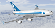 Airplane Picture - McDonnell Douglas MD-12 aircraft concept