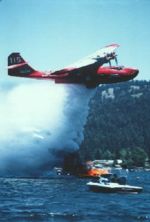 Airplane Picture - Civilian Catalina, modified for firefighting