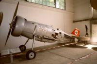 Airplane Picture - Udet's Curtiss Hawk II (D-IRIK) on display in the Polish Aviation Museum.