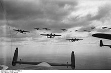 Airplane Picture - A typical Luftwaffe bomber formation; Dorniers using a 