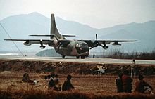 Airplane Picture - A South Korean C-123K in 1989.