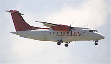 Airplane Picture - A Central Mountain Air Dornier 328-100 on approach to Vancouver International Airport