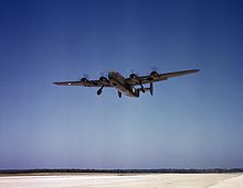 Airplane Picture - C-87 Liberator Express takes off on test flight, Consolidated Aircraft Corp., Fort Worth, Texas (LOC), October 1942