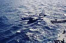 Airplane Picture - An SO3C-3 is catapulted from the USS Biloxi, October 1943.