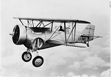 Airplane Picture - XF11C-3 Goshawk in test flight