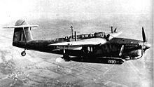 Airplane Picture - A Barracuda Mk II carrying an 18-inch (46 cm) aerial torpedo. The ASV radar 