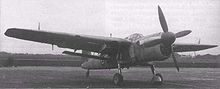 Airplane Picture - A Barracuda Mk. V; notice the squared off wing tips and the enlarged radiator and spinner for the Griffon engine. The lack of the larger fin and wing radar pod suggests that this is the prototype.