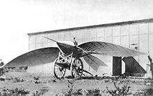 Airplane Picture - Le Bris and his glider, Albatros II, photographed by Nadar, 1868.