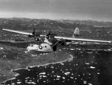 Airplane Picture - A radar-equipped PBY-5A from VP-6(CG) over Greenland, in 1945.