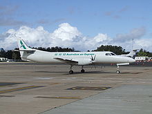 Airplane Picture - VH-EEO, a purpose-built SA227-AT Expediter freighter (without cabin windows) in service with Pel-Air c. 2007