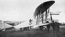 Airplane Picture - Preparations for the altitude record flight on 14 May 1914