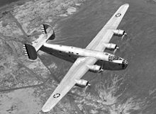 Airplane Picture - XB-24 in flight