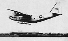 Airplane Picture - YC-123E with pantobase landing gear