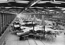 Airplane Picture - TB-32s being assembled at Consolidated's Fort Worth factory