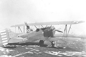 Warbird Picture - Curtiss A-3 Falcon (S/N 27-243). This was the first A-3 aircraft and later converted to O-1B.