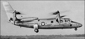 Warbird Picture - X-19 in hovering flight