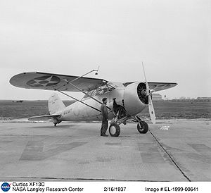 Warbird Picture - Curtiss XF13C in 1937