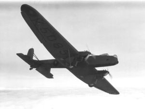 Warbird Picture - A Fairey Hendon flies over.