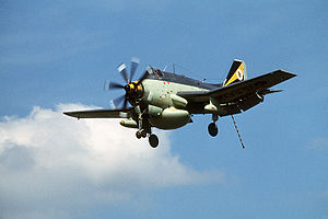 Warbird Picture - Fairey Gannet AEW.3 of the Royal Navy's Fleet Air Arm