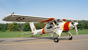 Warbird Picture - PZL-104M Wilga 2000 of Polish Border Guard. This fixed-wing aircraft is notable for its full-span fixed aerodynamic slot on the leading edge of its wing.