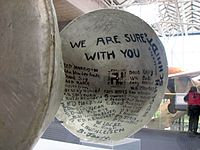 Aircraft Picture - Inside of the original propeller spinner of the Spirit of St. Louis