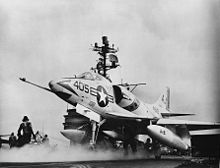 Aircraft Picture - VA-81 A4D-2 on the USS Forrestal in 1962.