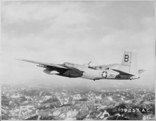 Aircraft Picture - A-26B-51-DL (AF Ser. No. 44-34331) over Korea, February 1951