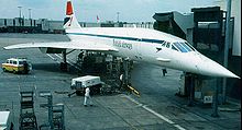 Aircraft Picture - British Airways Concorde in the initial BA livery at Heathrow Airport