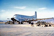 Aircraft Picture - An early C-124A during the Korean War.