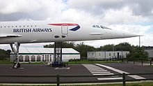 Aircraft Picture - Concorde G-BOAC at the Manchester International Airport Aviation Viewing Park (meanwhile a hall has been constructed to accommodate it)
