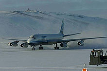 Aircraft Picture - Air Transport International DC-8-62F at Thule AB, Greenland.