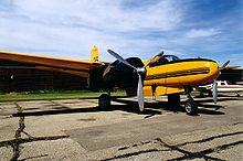 Aircraft Picture - Aerial firefighting Douglas A-26C Invader owned by Air Spray (1967) Ltd at Red Deer, Alberta, 2000