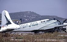 Aircraft Picture - Douglas B-23 converted to executive transport role at Athens (Hellenikon) Airport in 1973